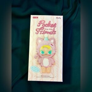 Pop Mart Pocket Friends Baby Molly Plush Pendant new sealed box